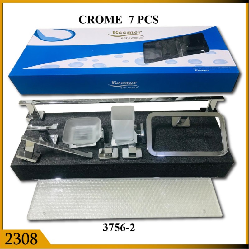 ACCESSORIES SET 7PC SQ SLIM RMR (2308)